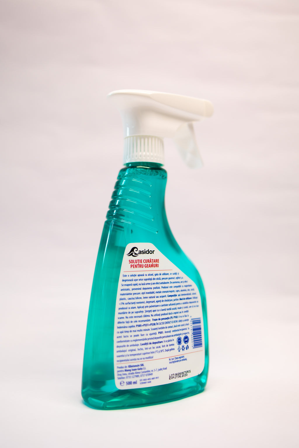 Solutie Casidor pentru Curatarea Geamurilor