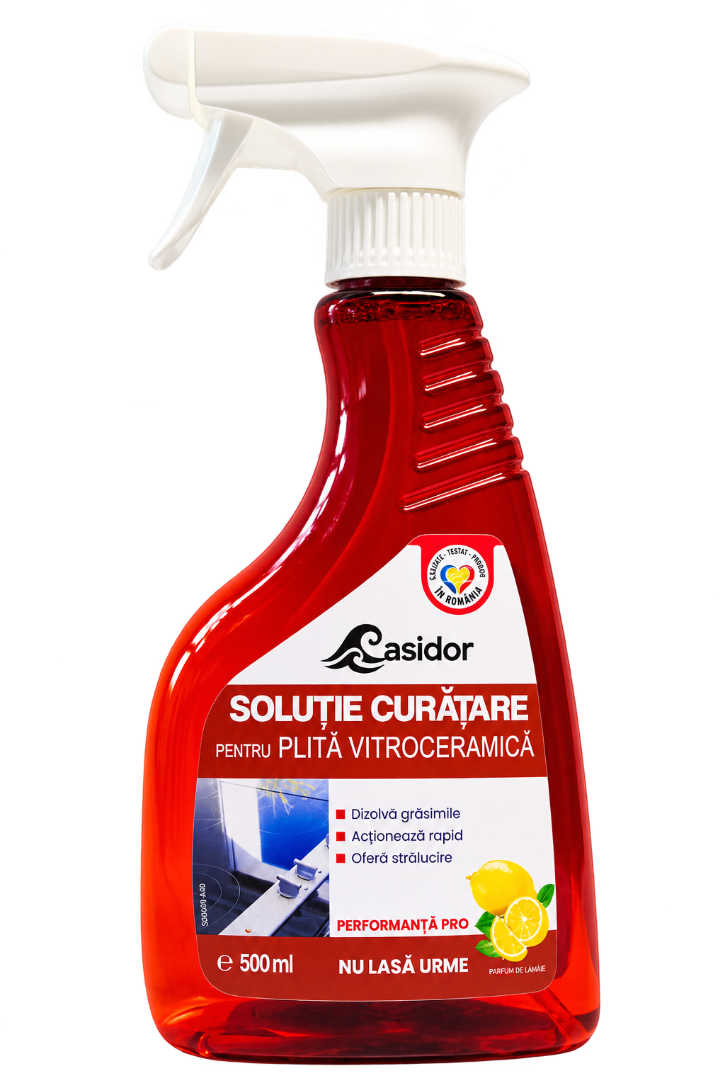 Soluție Casidor pentru plită vitroceramică, 500 ml